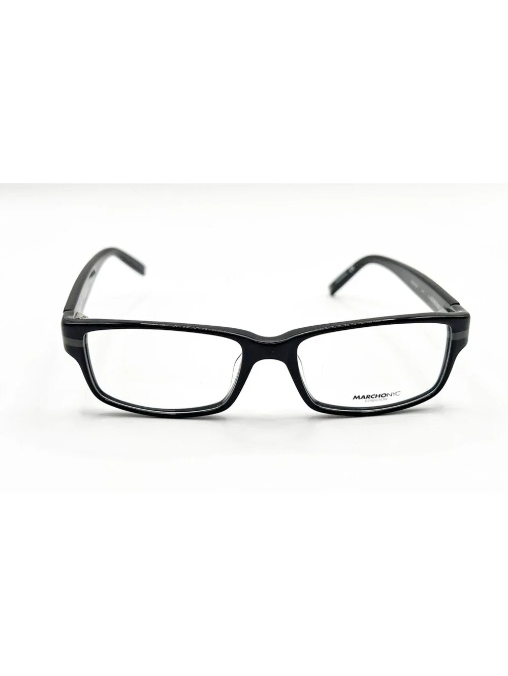 Marchon Nyc Mercer 001 Black Authentic Eyeglasses 50-16-130